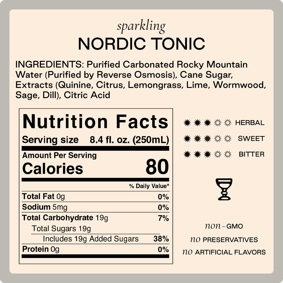 tonic water variety pack - nordic tonic, indian tonic & spanish tonic
