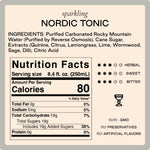 tonic water variety pack - nordic tonic, indian tonic & spanish tonic