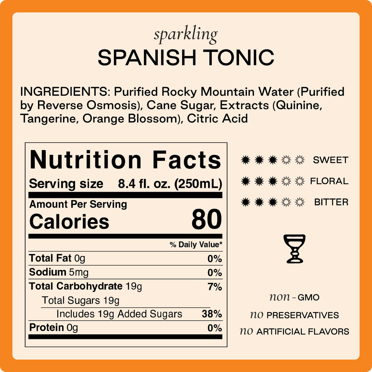tonic water variety pack - nordic tonic, indian tonic & spanish tonic