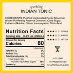tonic water variety pack - nordic tonic, indian tonic & spanish tonic