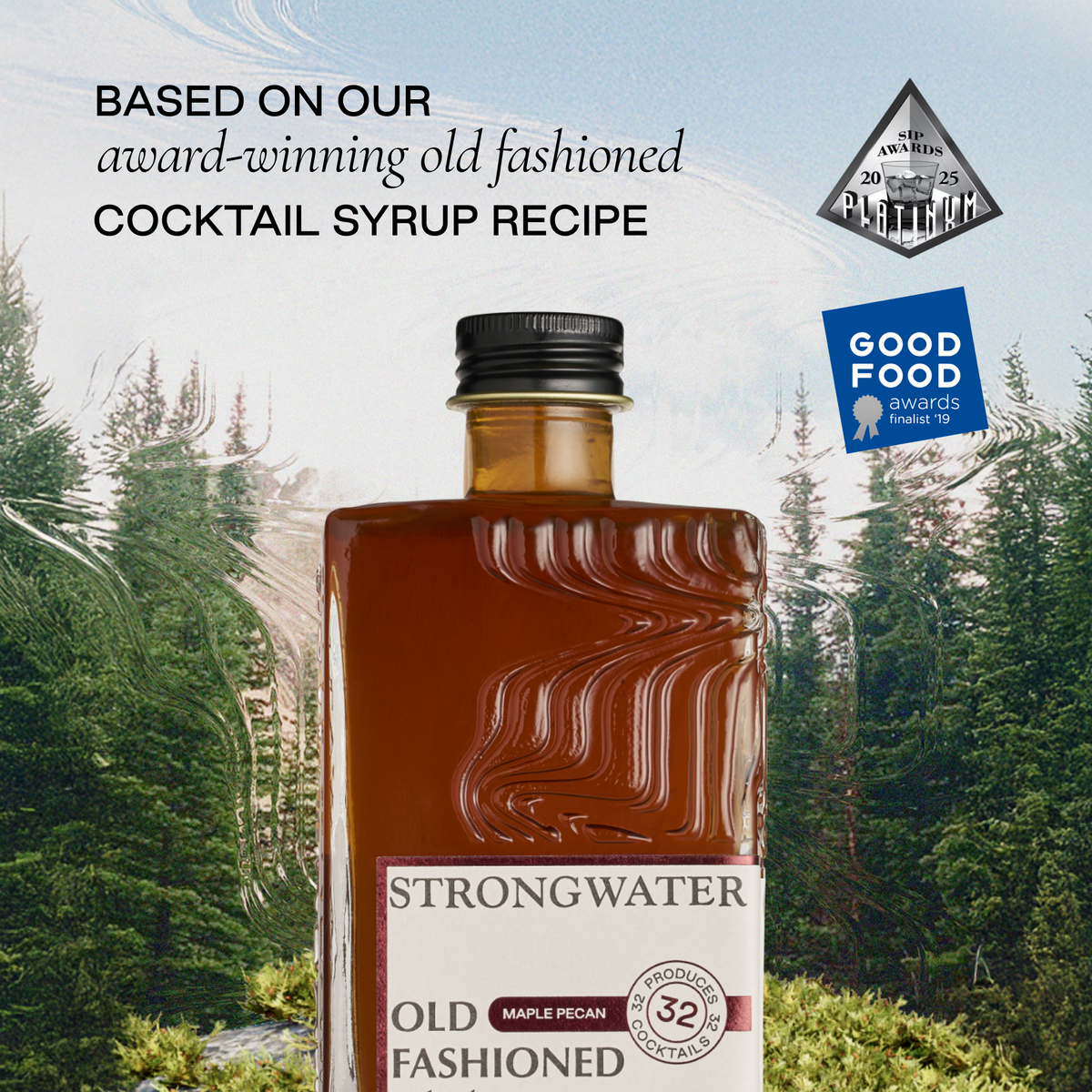 maple pecan old fashioned syrup