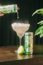 sparkling margarita mocktail