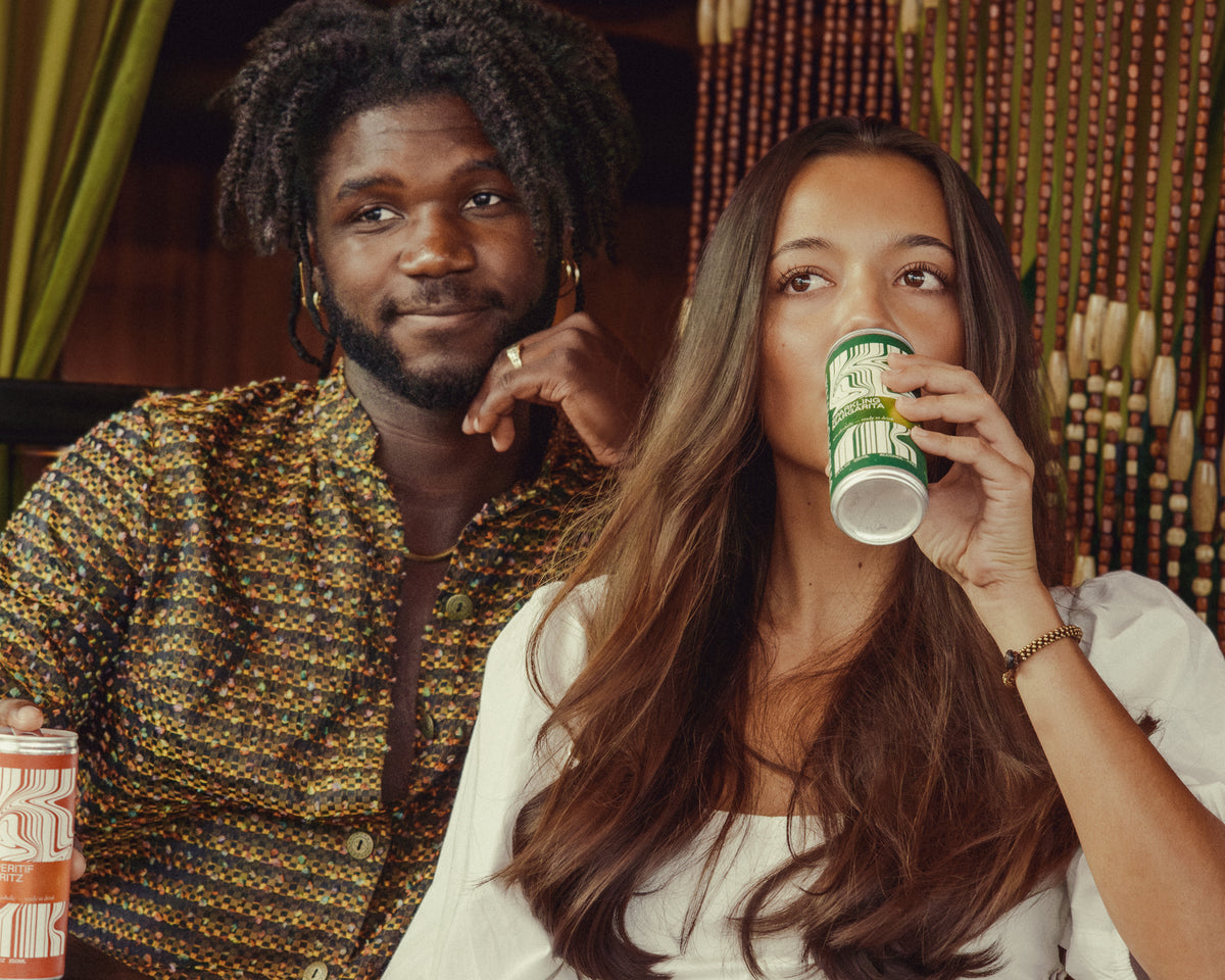 sparkling margarita mocktail