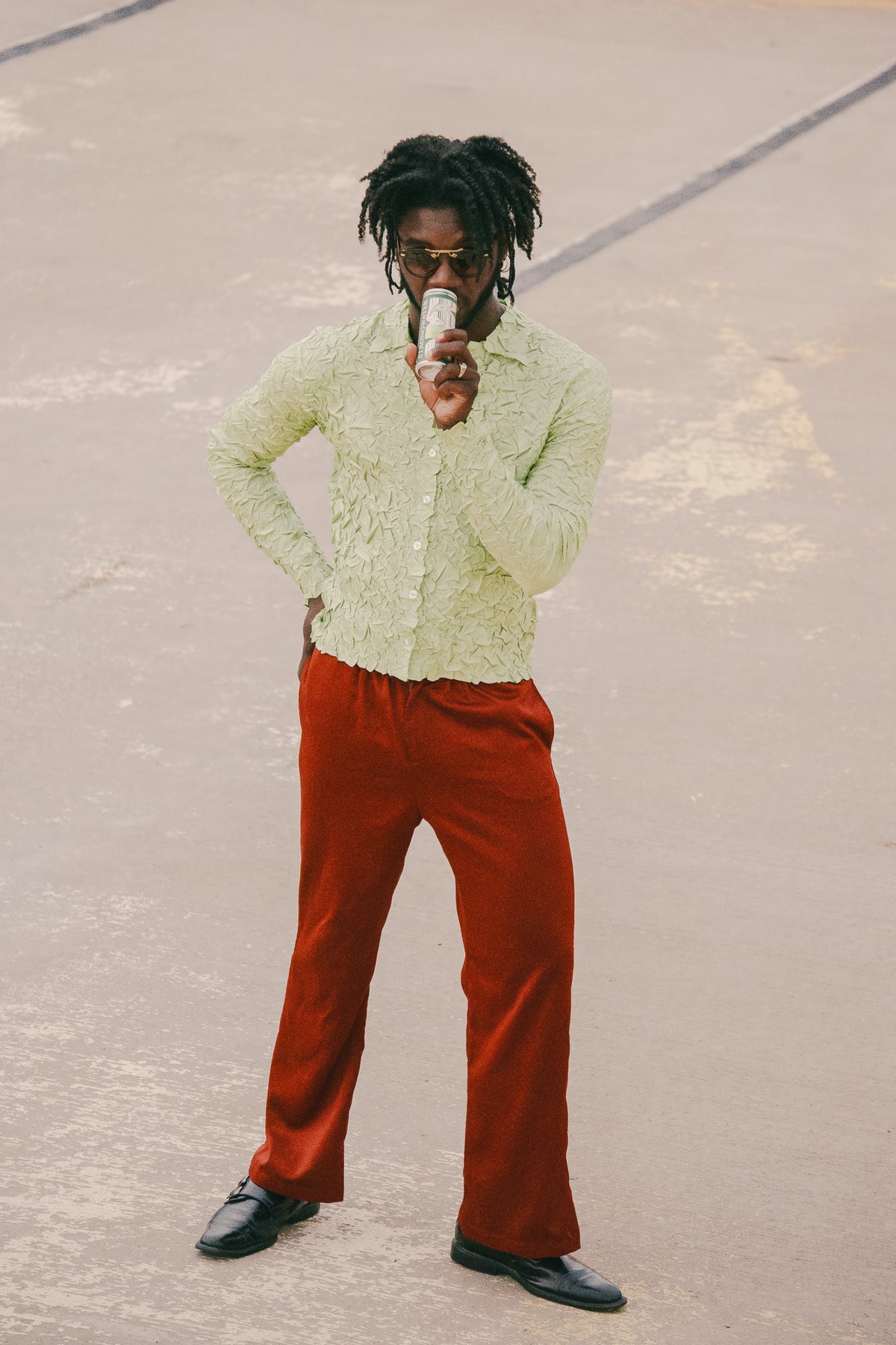 sparkling margarita mocktail