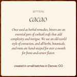 cacao - chocolate bitters