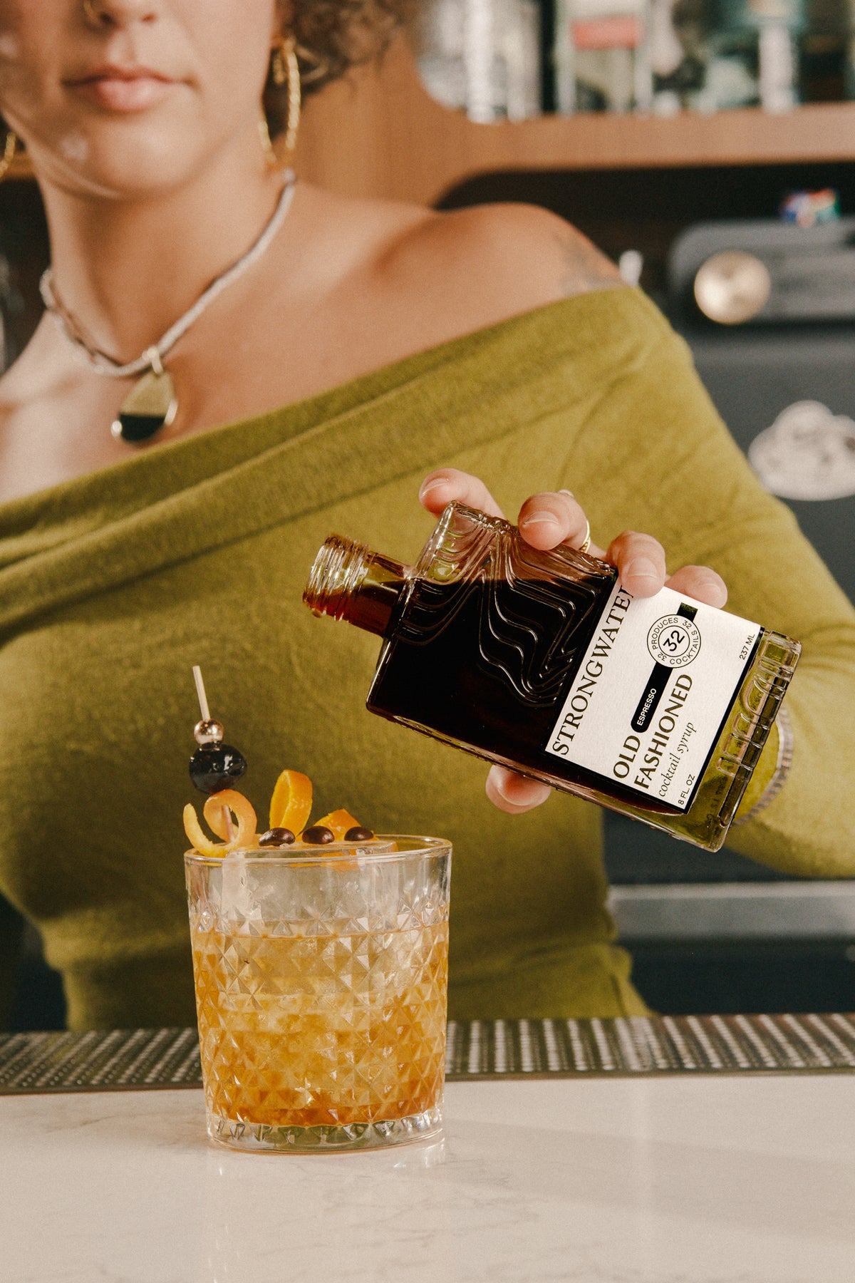 espresso old fashioned syrup