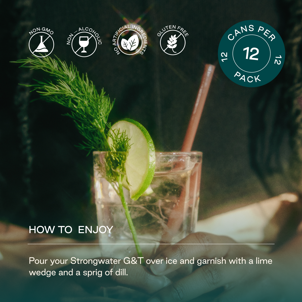 g&t mocktail (12 pack)