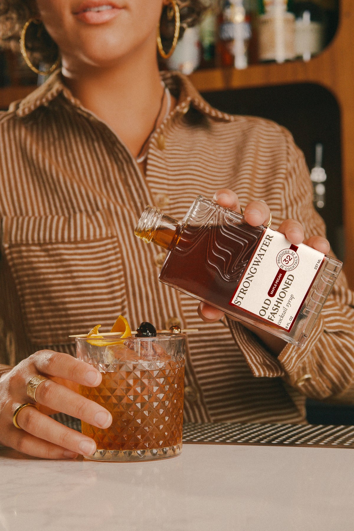 maple pecan old fashioned syrup