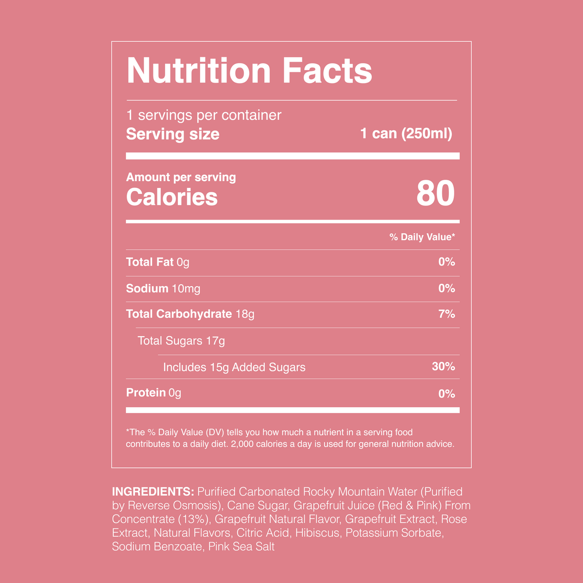 paloma mocktail (12 pack)