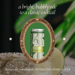 sparkling margarita mocktail