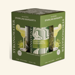 sparkling margarita mocktail