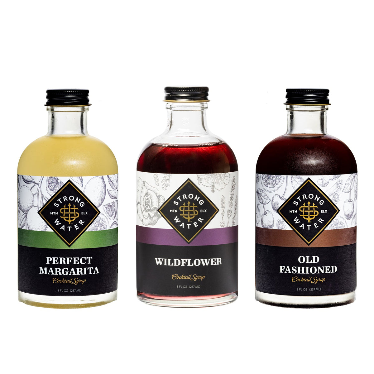 Cocktail Syrup Gift Set Strongwater